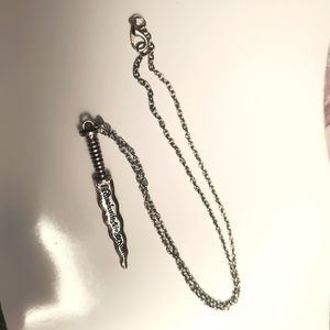 Rumplestiltskin dagger necklace once upon a time Mr Gold